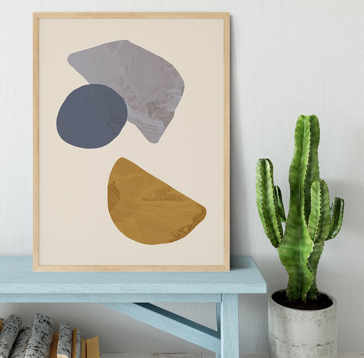 Falling Rocks Framed Print - 1x - 4