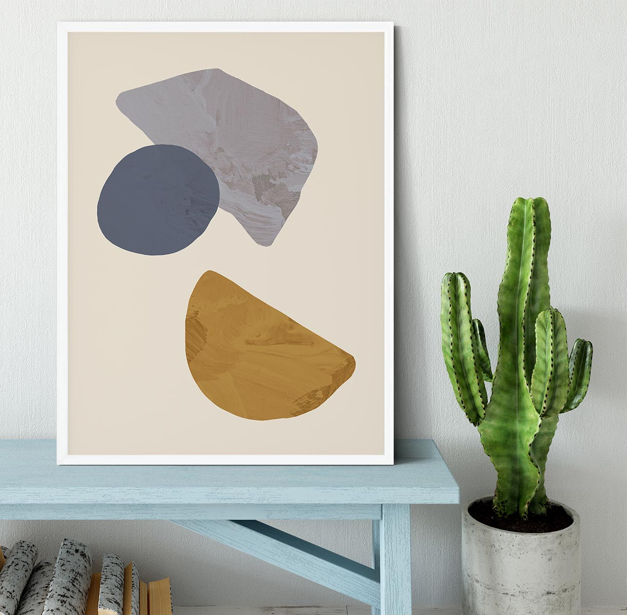 Falling Rocks Framed Print - 1x -6