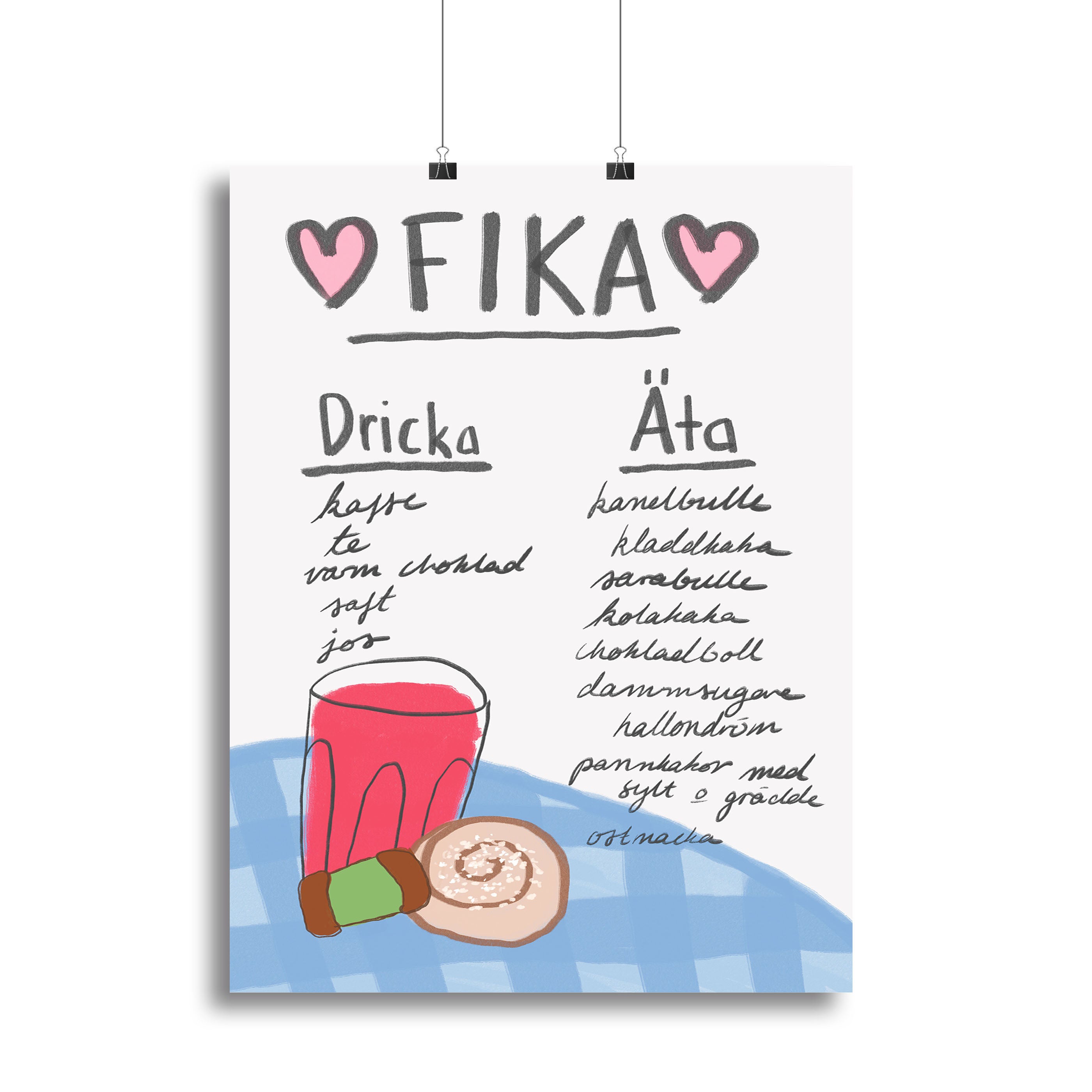 Fika Canvas Print or Poster - Canvas Art Rocks - 2