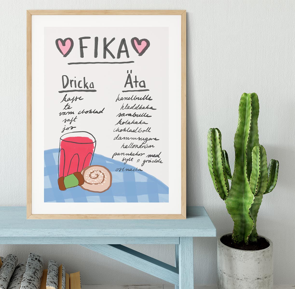 Fika Framed Print - Canvas Art Rocks - 3