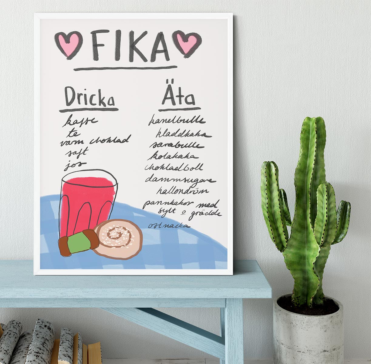 Fika Framed Print - Canvas Art Rocks -6