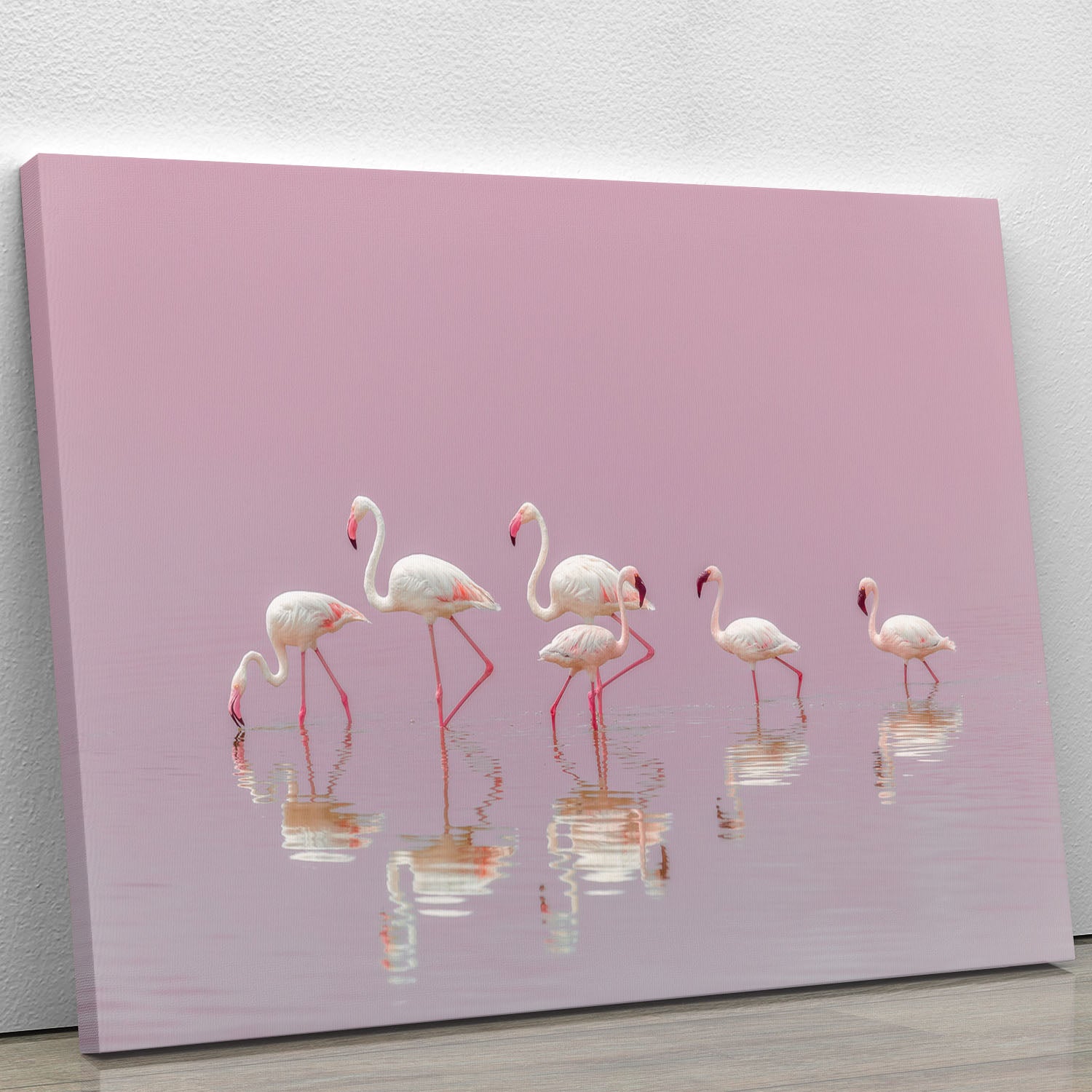 Flamingos Canvas Print or Poster - 1x - 1