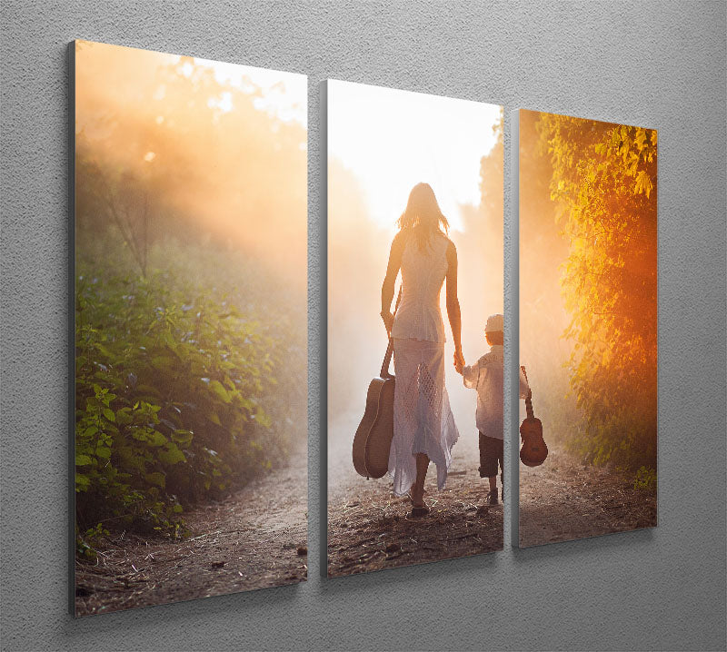 Forest musicians 3 Split Panel Canvas Print - 1x - 2