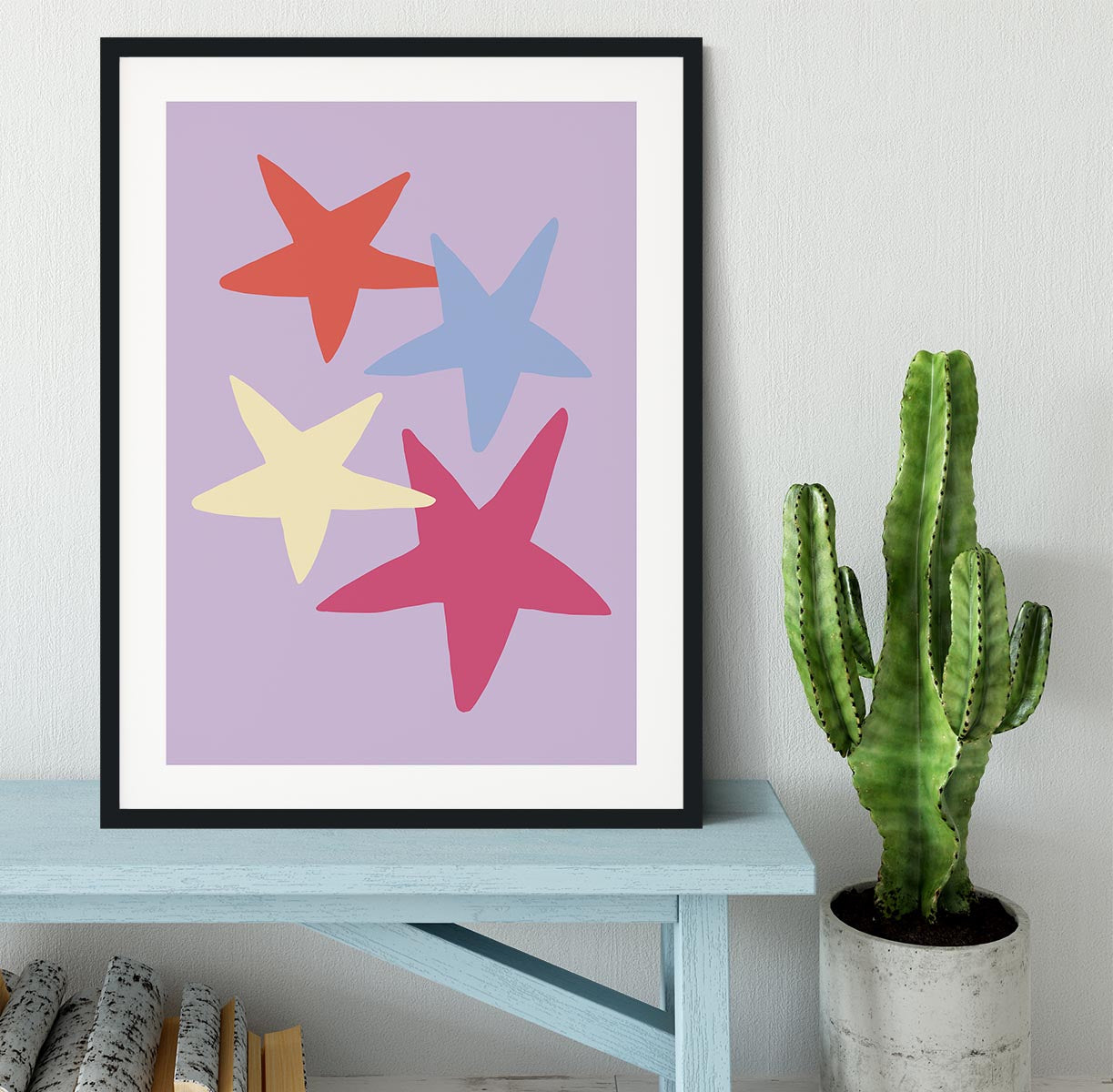 Four Stars Framed Print - 1x - 1