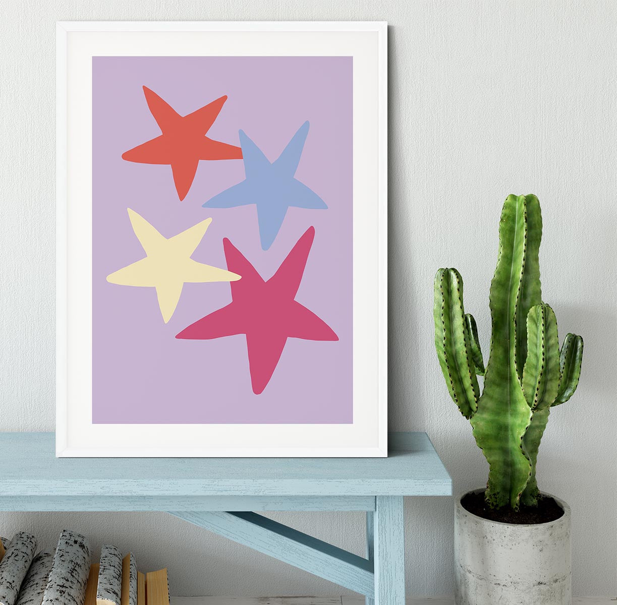 Four Stars Framed Print - 1x - 5