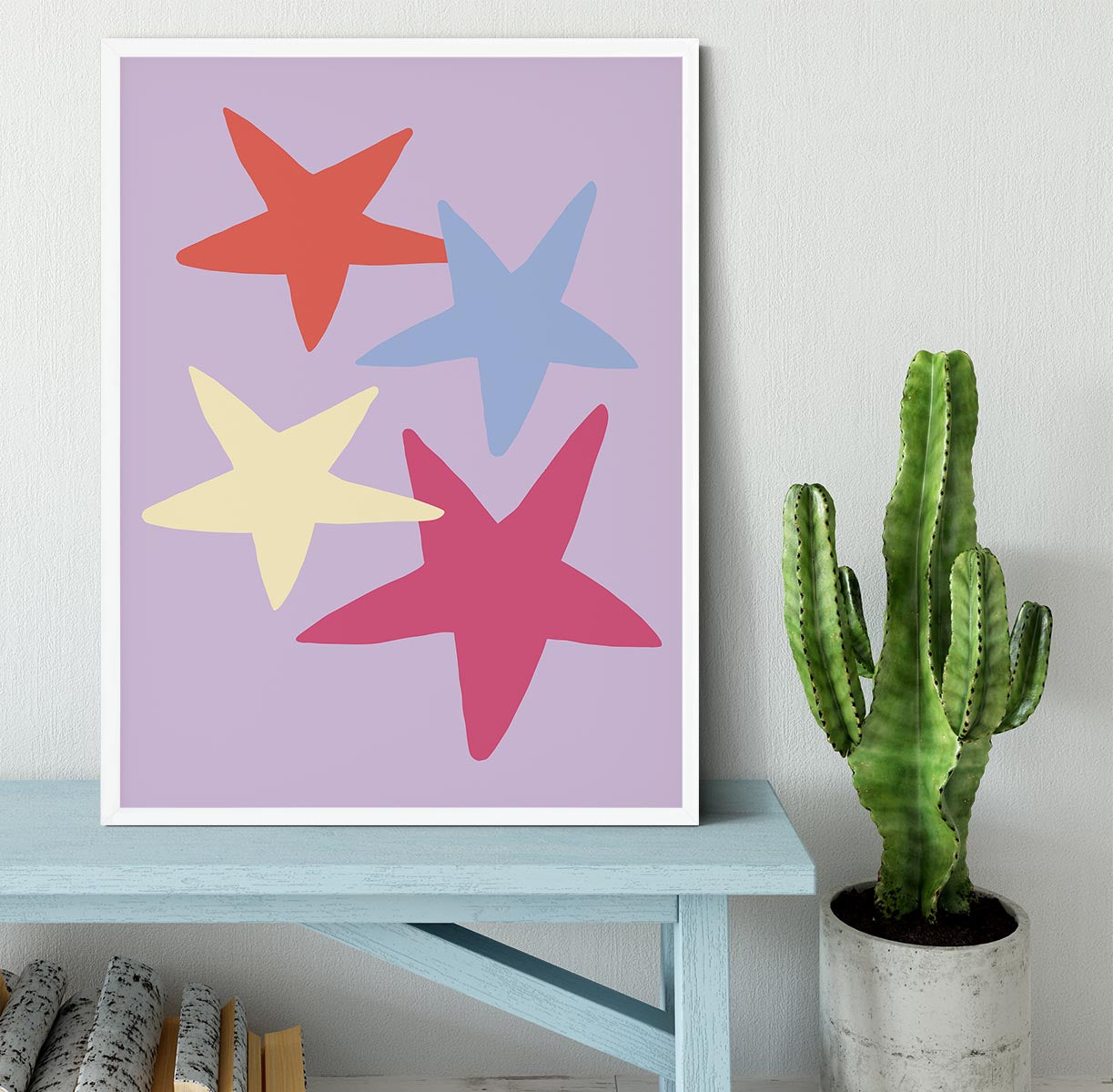 Four Stars Framed Print - 1x -6