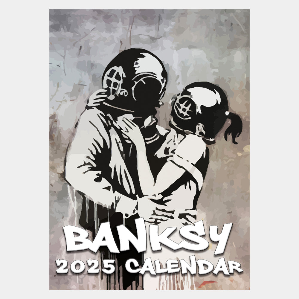 Banksy Large A3 2025 Wall Calendar