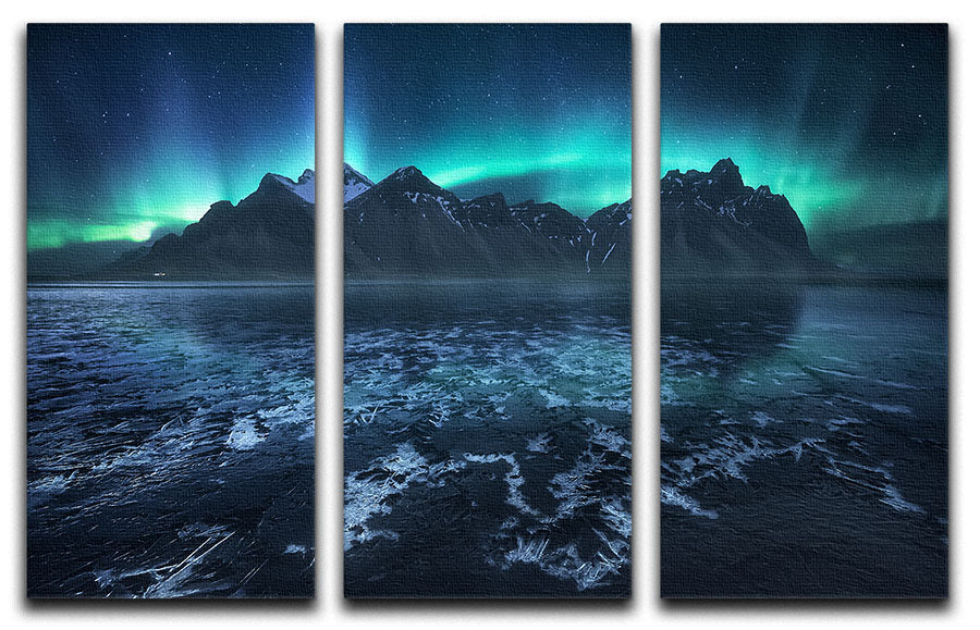 Frozen World The Crown 3 Split Panel Canvas Print - Canvas Art Rocks - 1