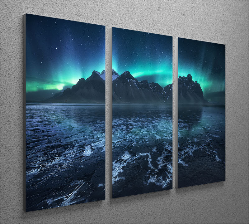 Frozen World The Crown 3 Split Panel Canvas Print - Canvas Art Rocks - 2