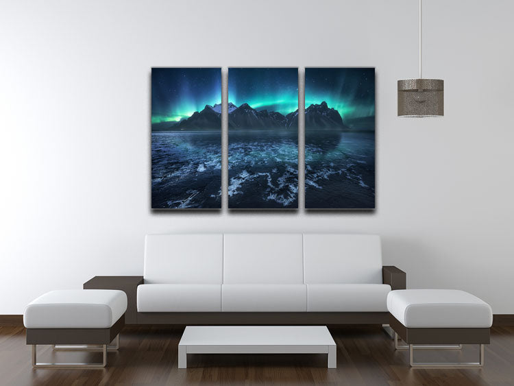 Frozen World The Crown 3 Split Panel Canvas Print - Canvas Art Rocks - 3