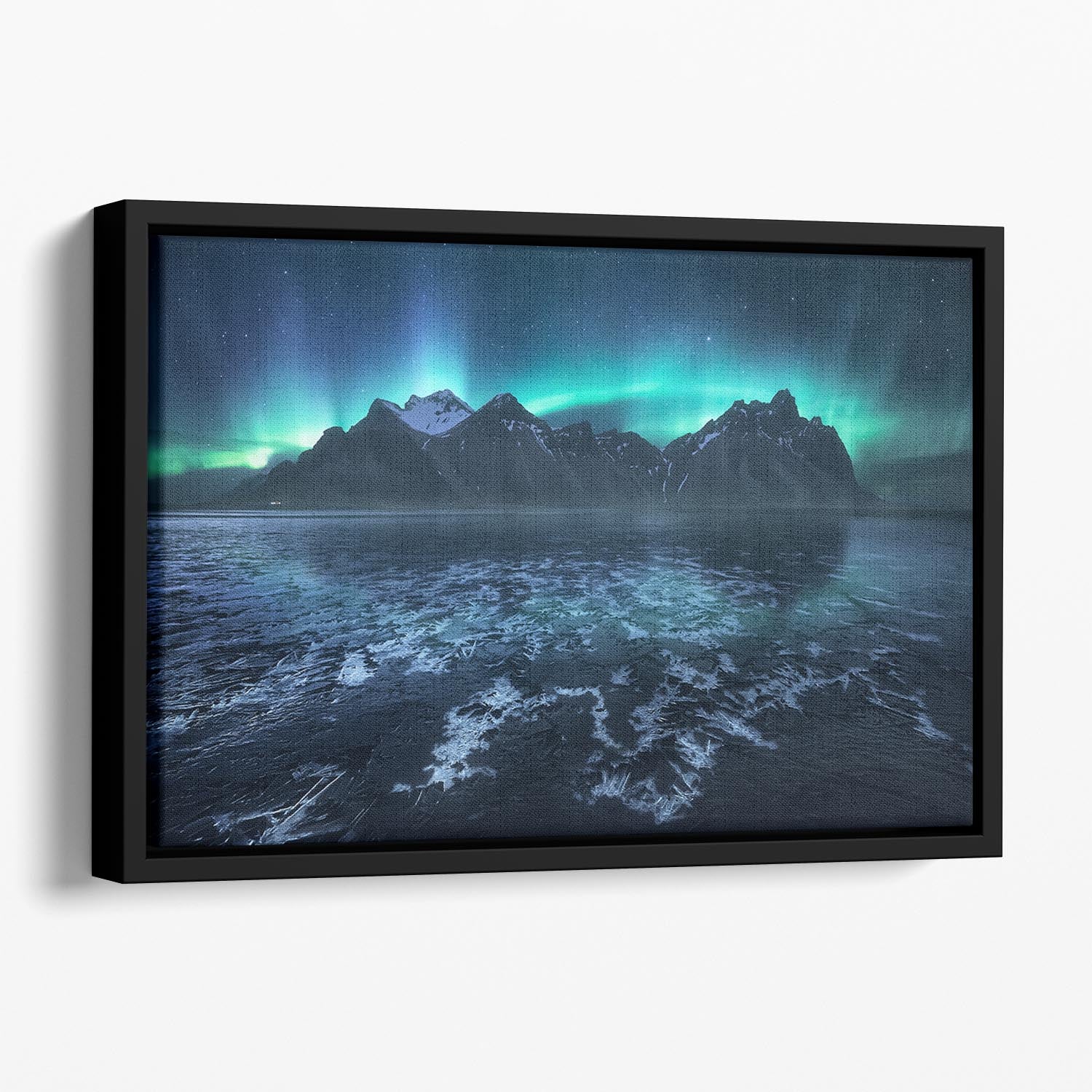 Frozen World The Crown Floating Framed Canvas - Canvas Art Rocks - 1