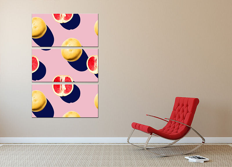 Fruit 3 Split Panel Canvas Print - Canvas Art Rocks - 2