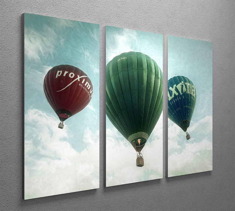 Full colour 3 Split Panel Canvas Print - 1x - 2