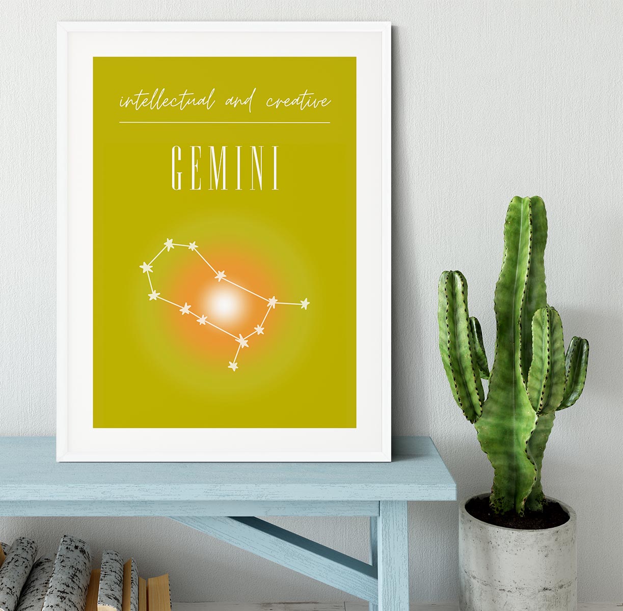 Gemini Zodiac Renewal Art Framed Print - Canvas Art Rocks - 5