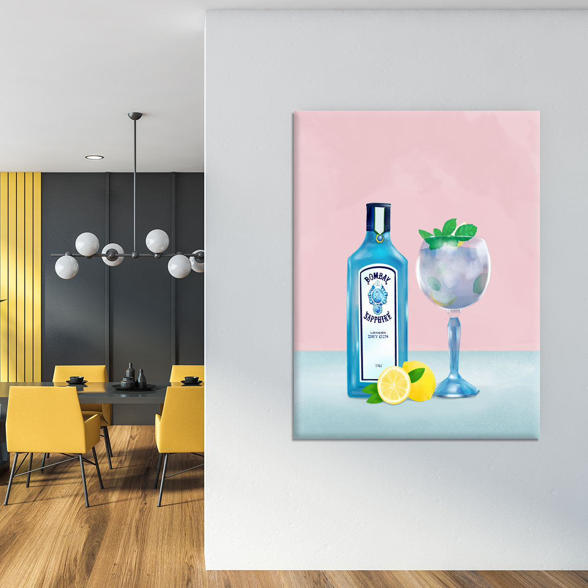 Gin Cocktail Canvas Print or Poster - Canvas Art Rocks - 4