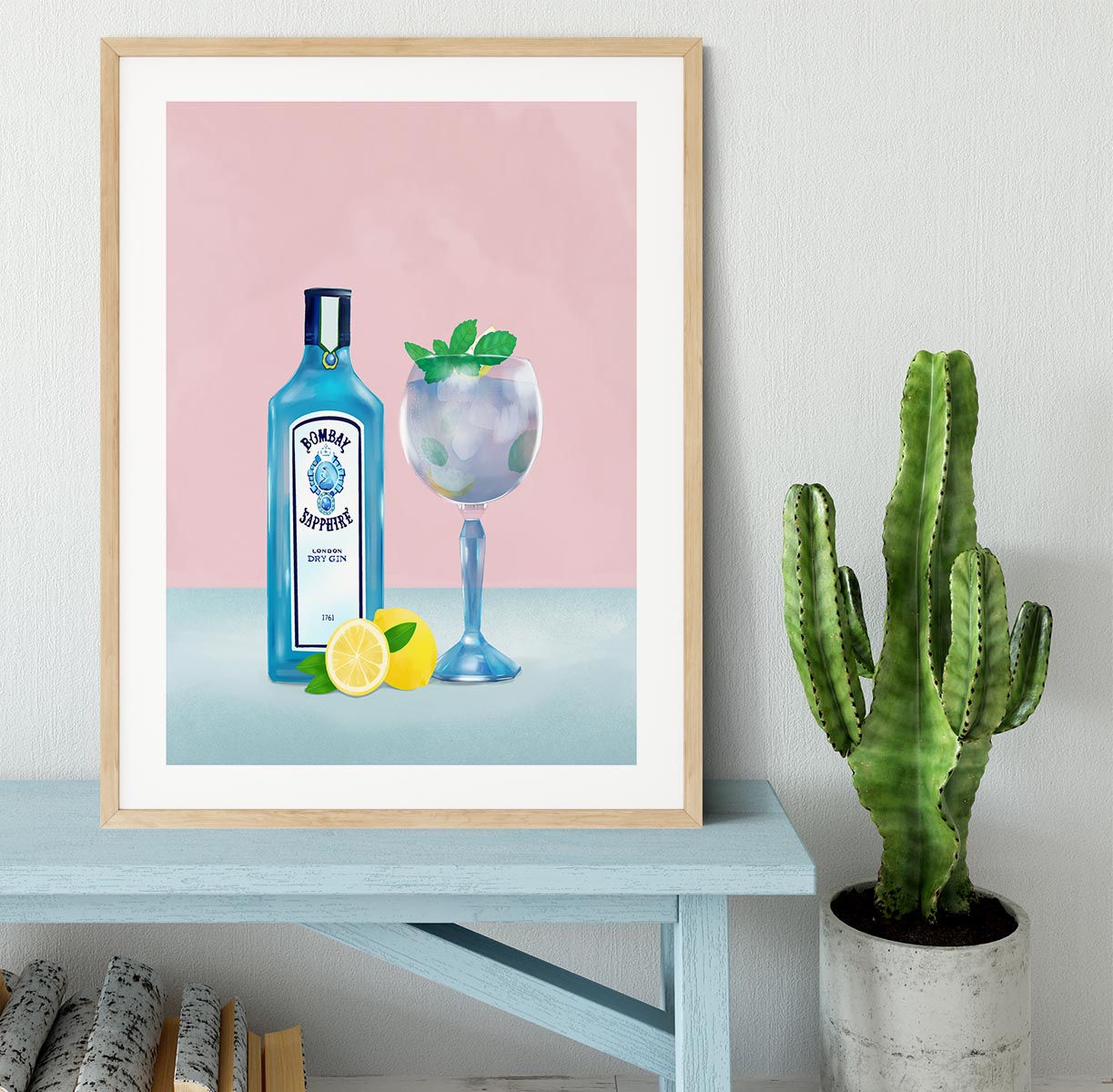 Gin Cocktail Framed Print - Canvas Art Rocks - 3