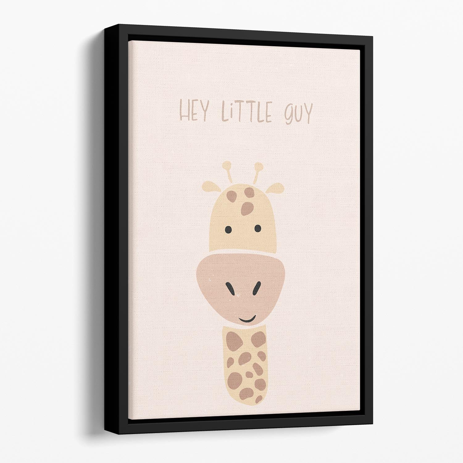 Giraffe nursery print Floating Framed Canvas - 1x - 1