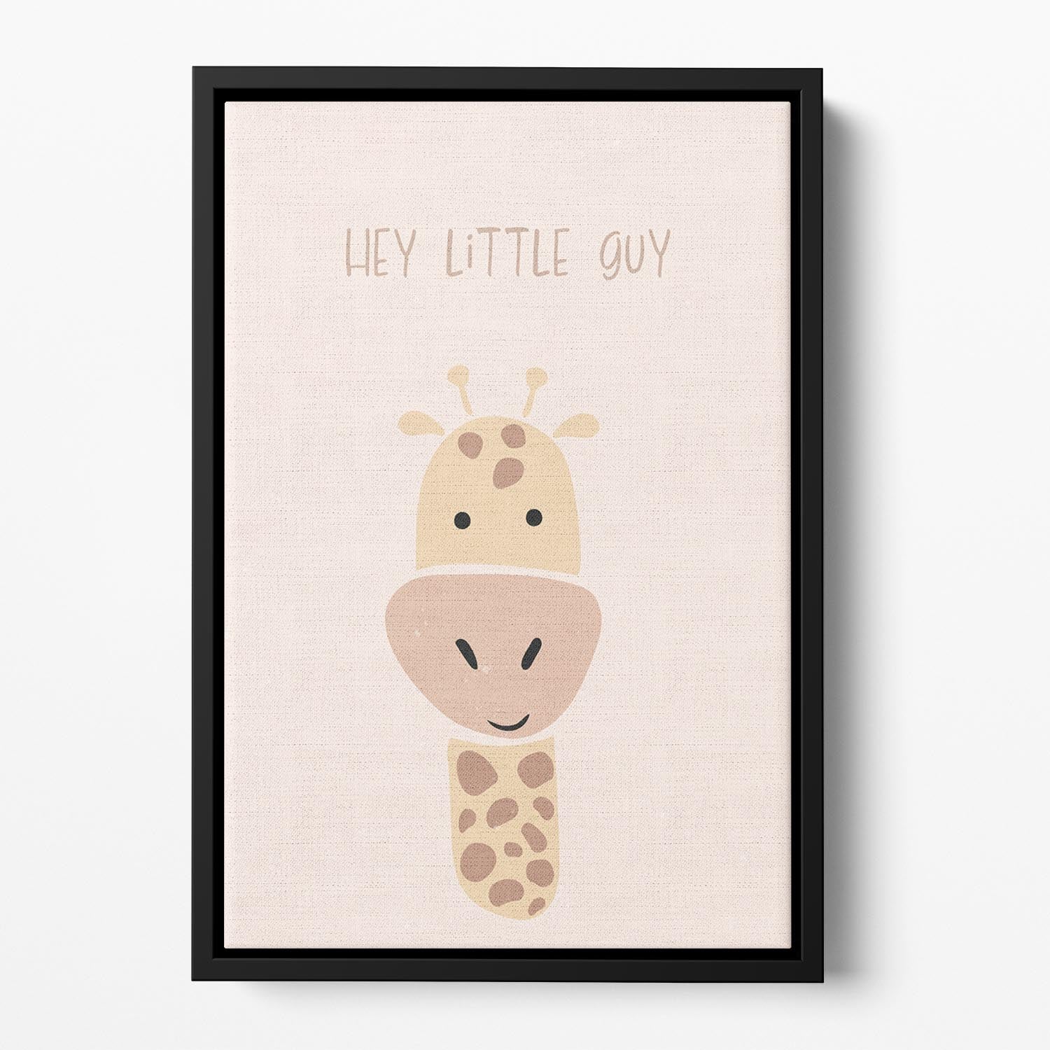 Giraffe nursery print Floating Framed Canvas - 1x - 2