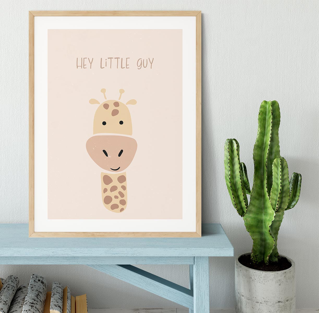 Giraffe nursery print Framed Print - 1x - 3