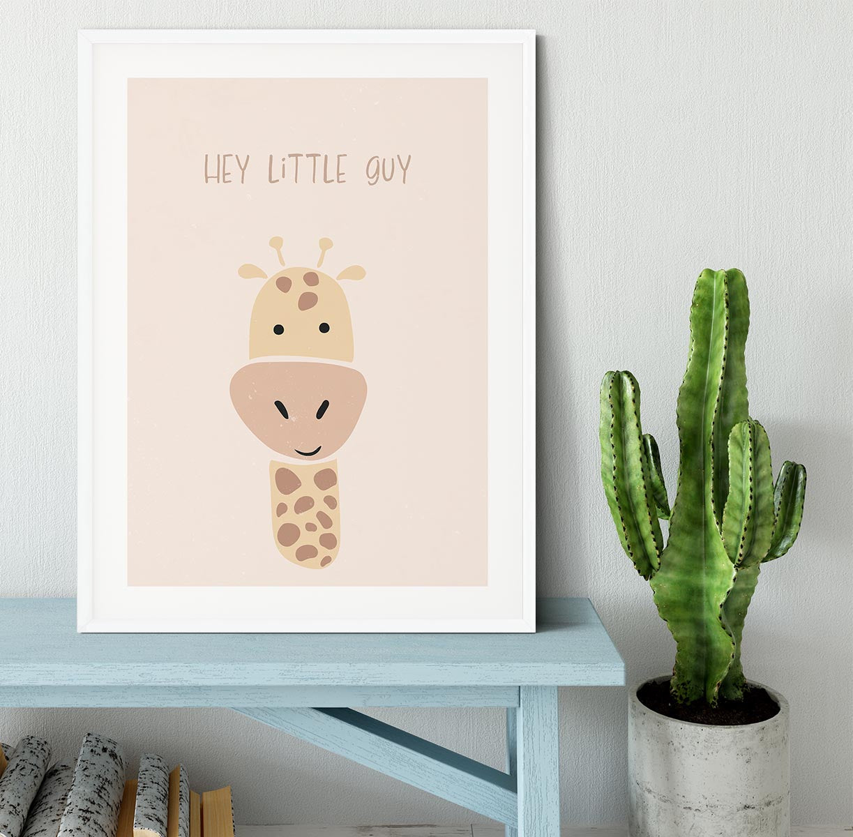 Giraffe nursery print Framed Print - 1x - 5