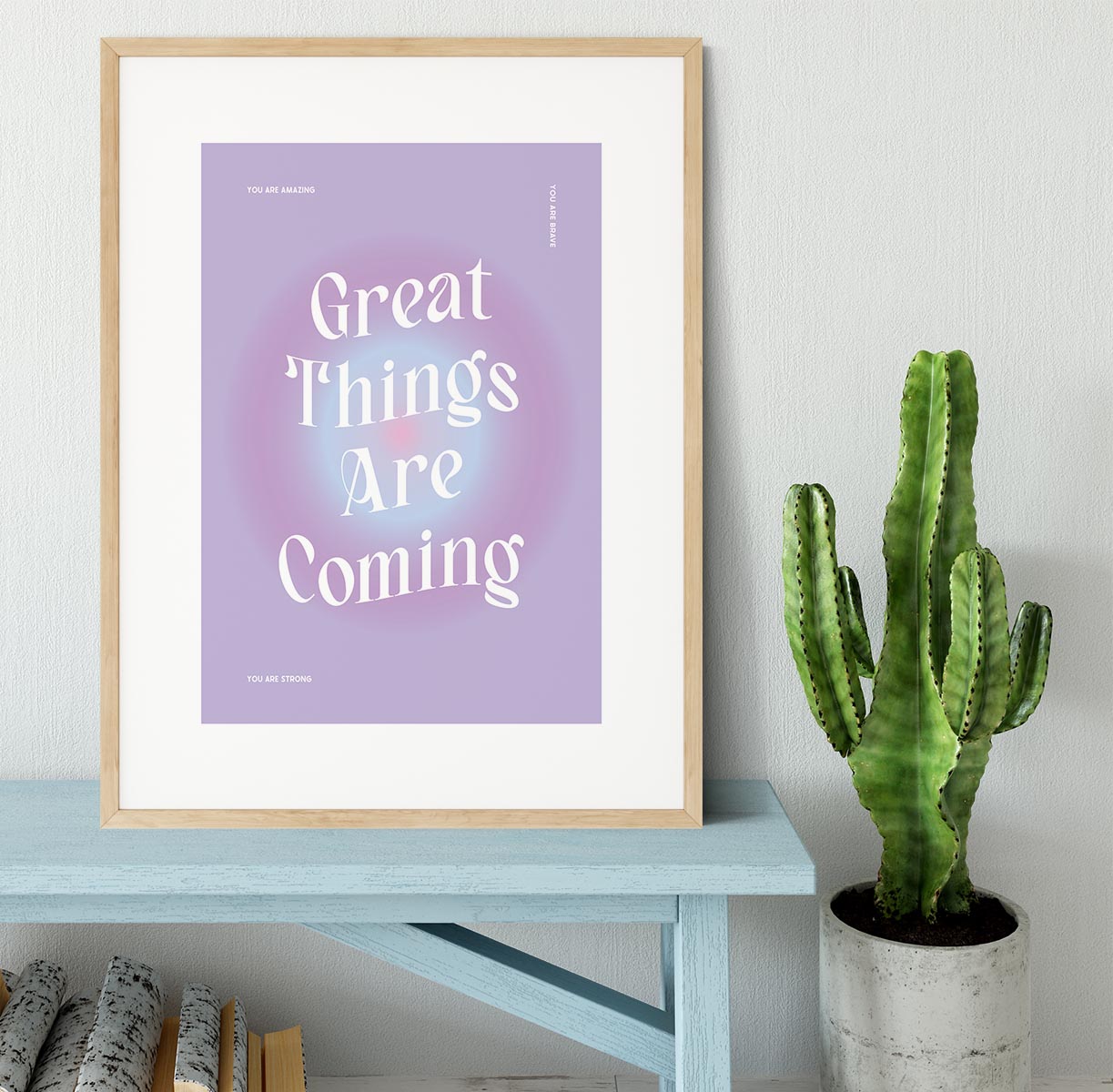 Great Things Are Coming Framed Print - Canvas Art Rocks - 3