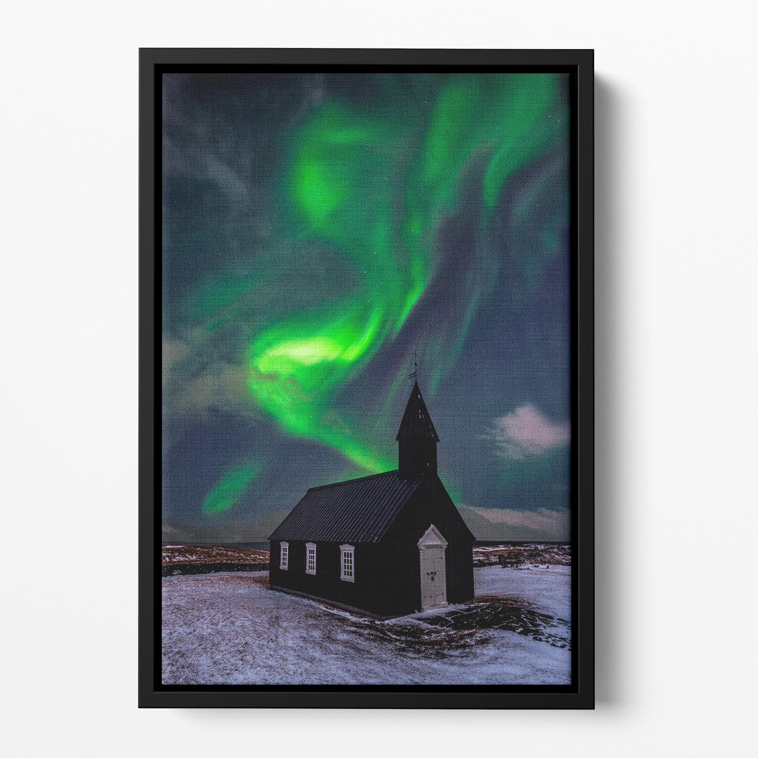 Green Spirits Floating Framed Canvas - Canvas Art Rocks - 2