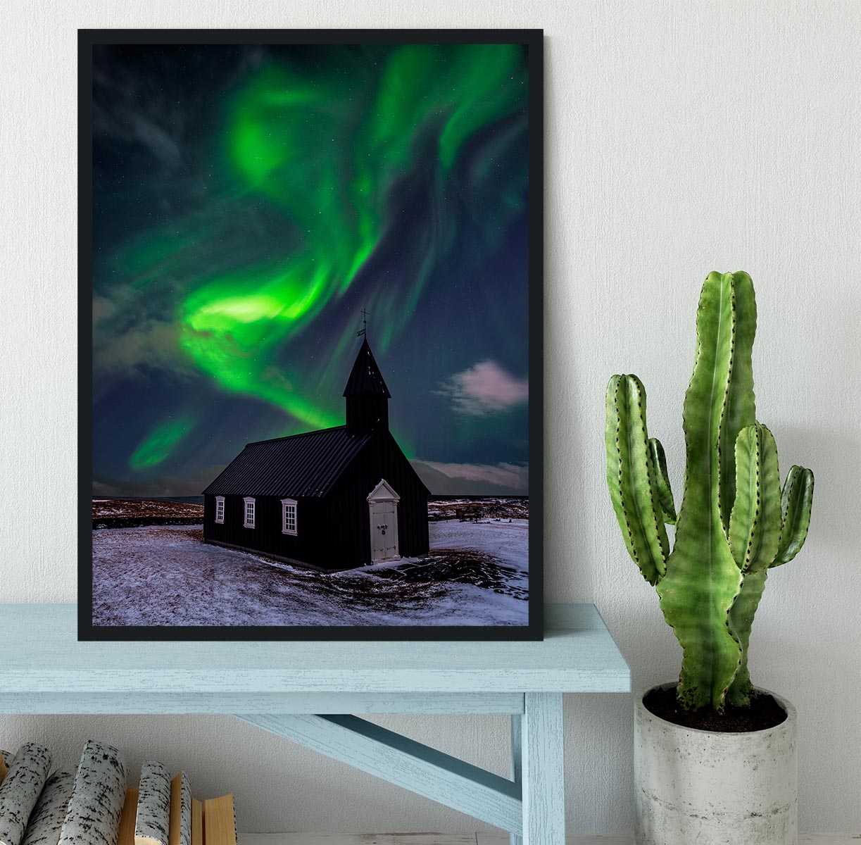 Green Spirits Framed Print - Canvas Art Rocks - 2