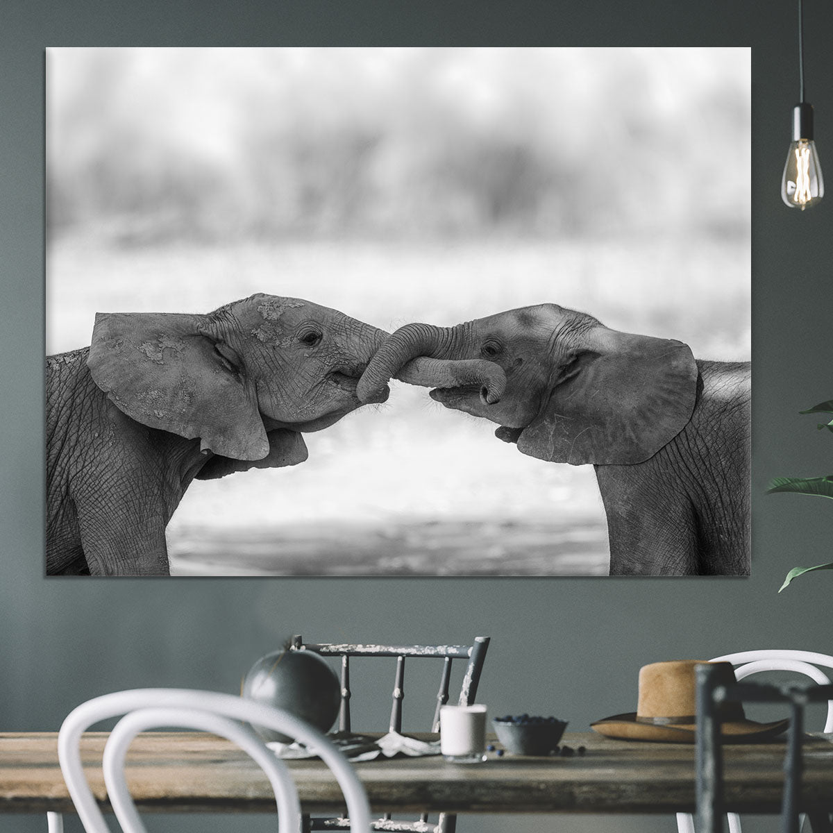 Greetings Canvas Print or Poster - 1x - 3