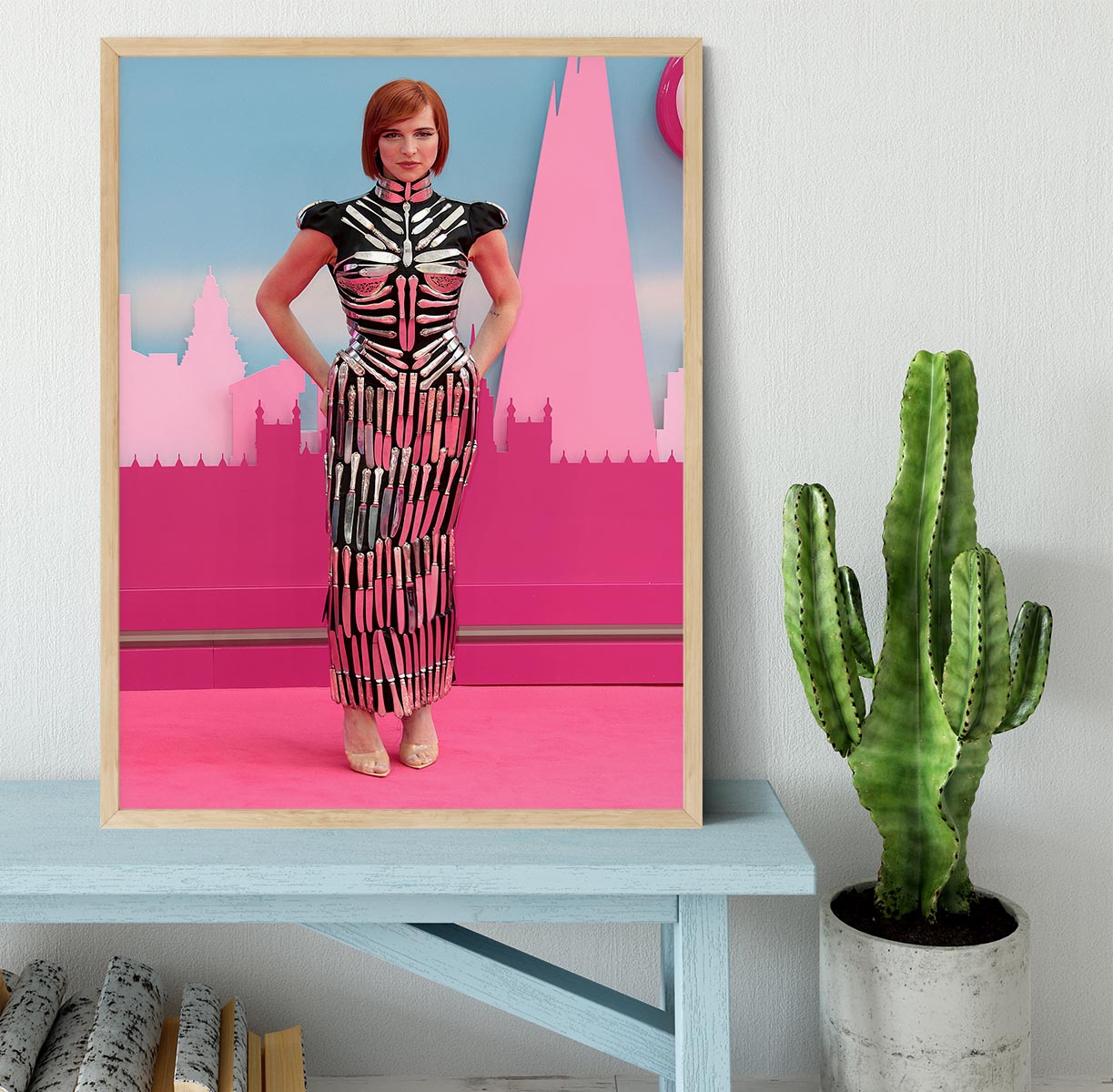 Hari Nef at the Barbie premiere Framed Print - Canvas Art Rocks - 4