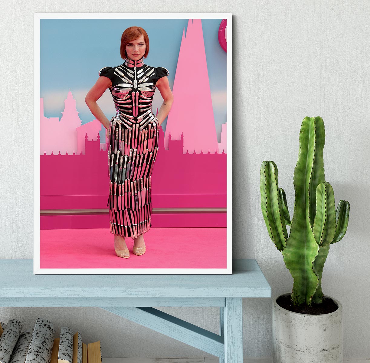 Hari Nef at the Barbie premiere Framed Print - Canvas Art Rocks -6