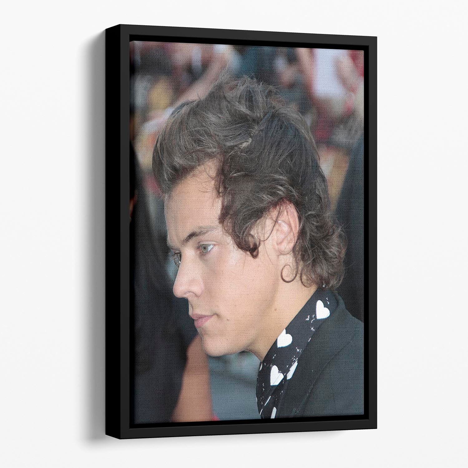 Harry Styles 2013 Floating Framed Canvas - Canvas Art Rocks - 1