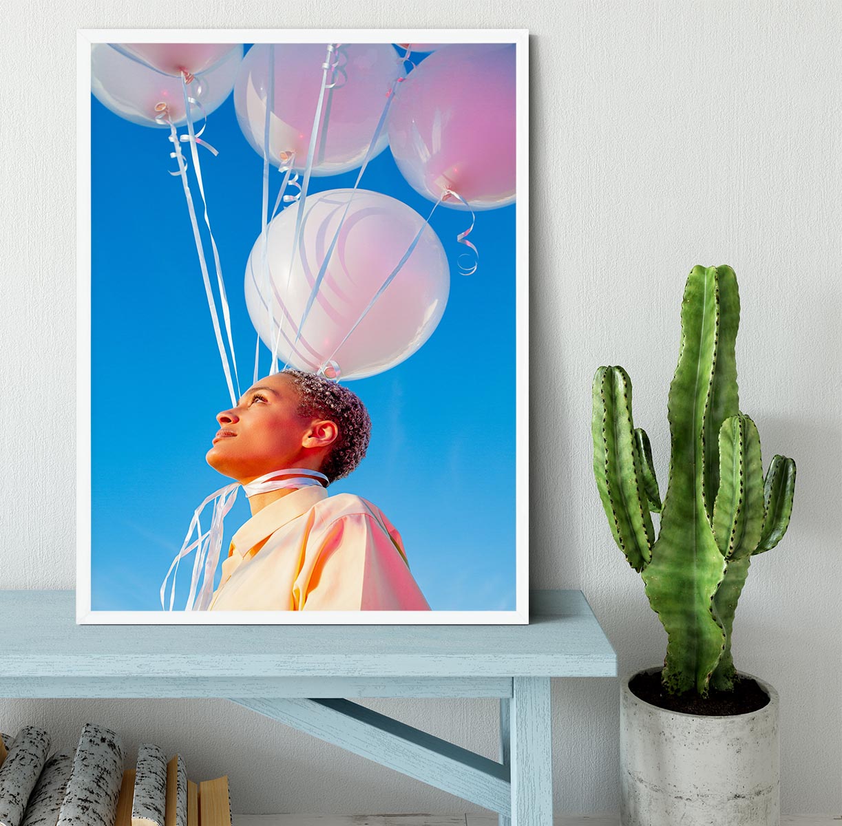 Head in the Clouds. Framed Print - 1x -6