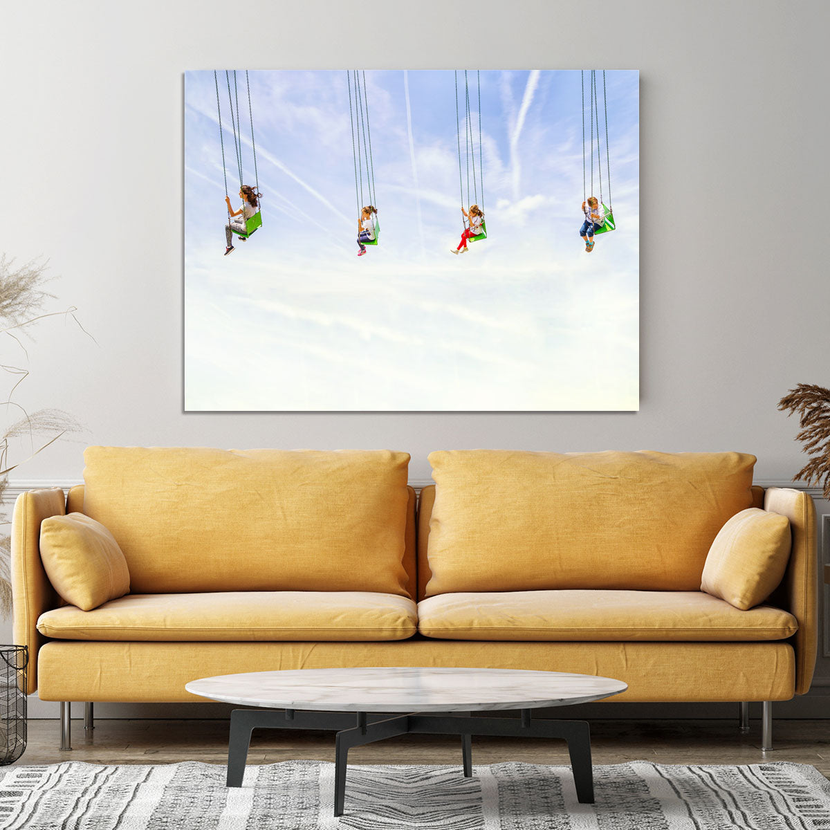 Heads in the clouds! Canvas Print or Poster - 1x - 4