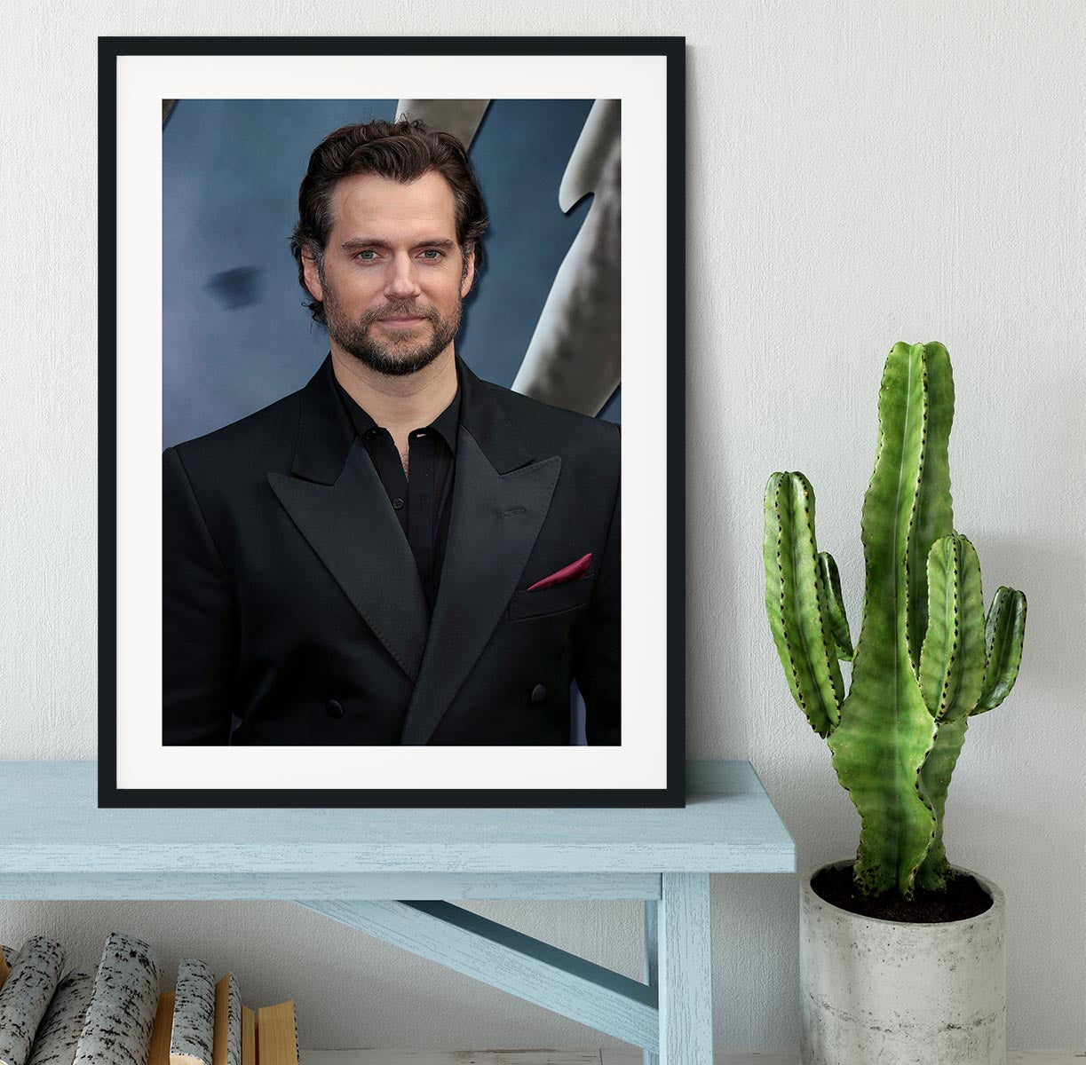 Henry Cavill at a premiere Framed Print - Canvas Art Rocks - 1