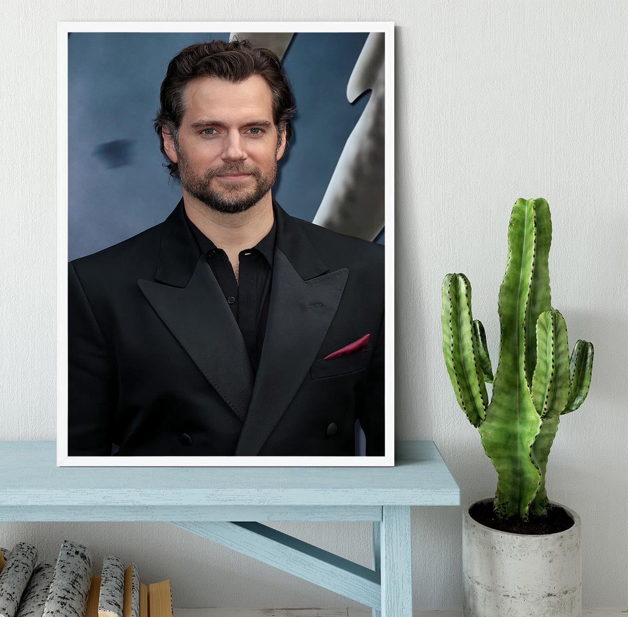 Henry Cavill at a premiere Framed Print - Canvas Art Rocks -6