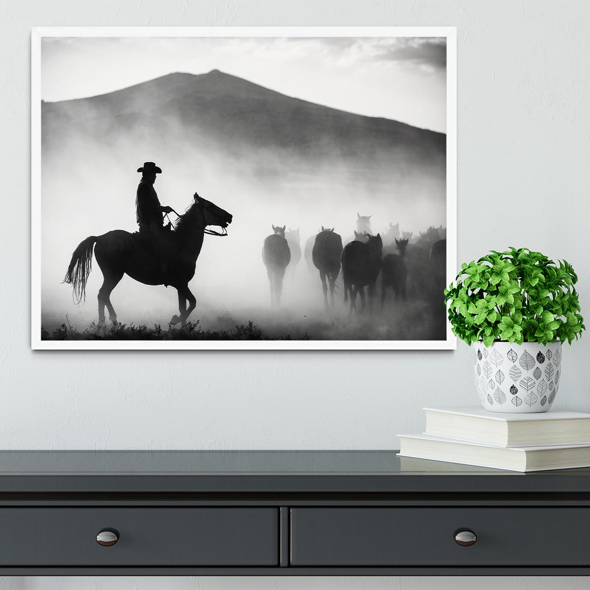 His Territory Framed Print - 1x -6