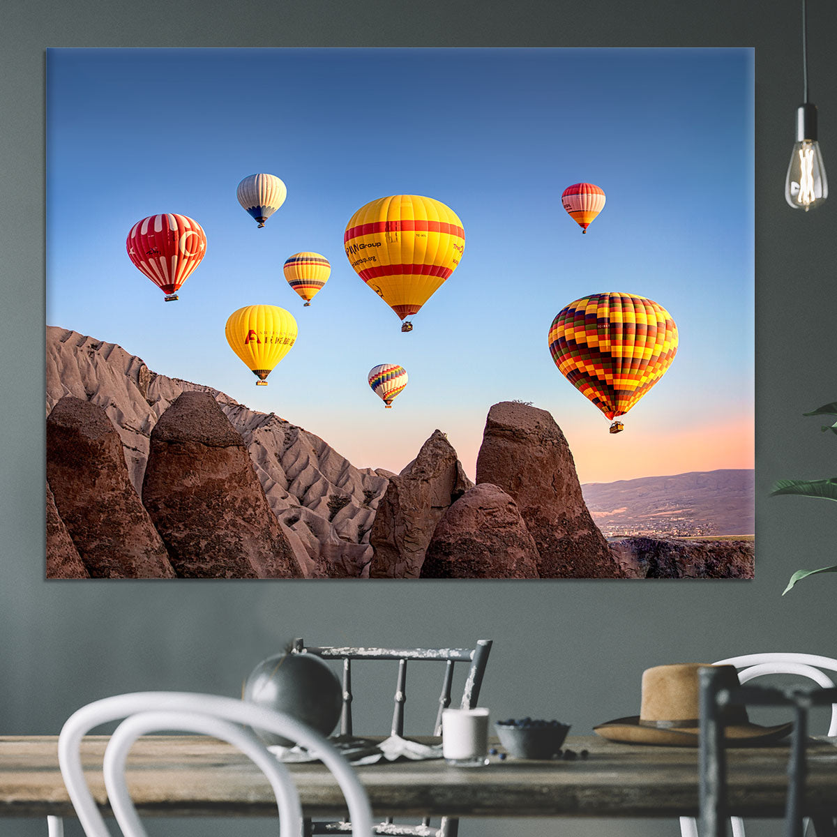 Hot Air Balloons Canvas Print or Poster - 1x - 3