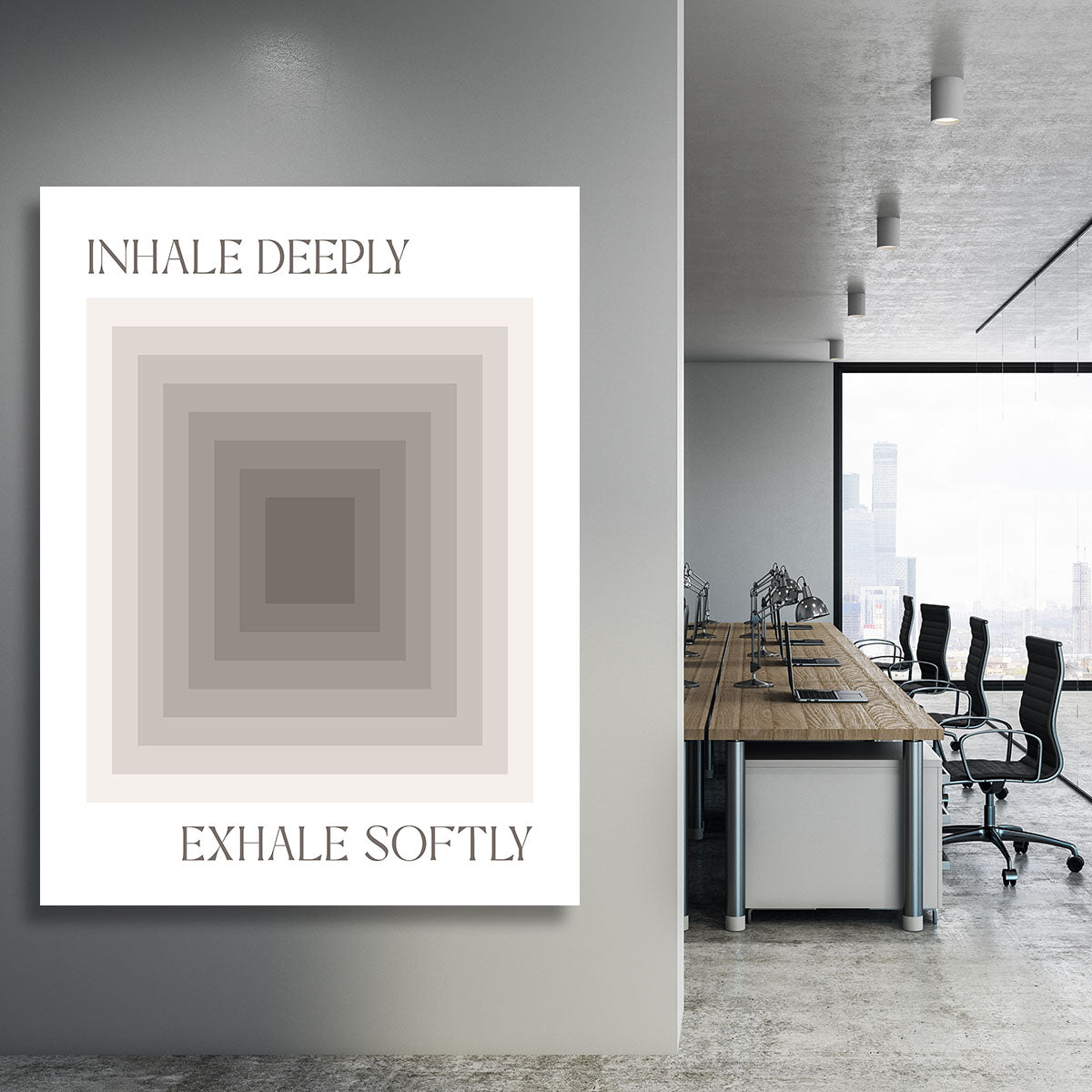 Inhale Deeply Canvas Print or Poster - Canvas Art Rocks - 3