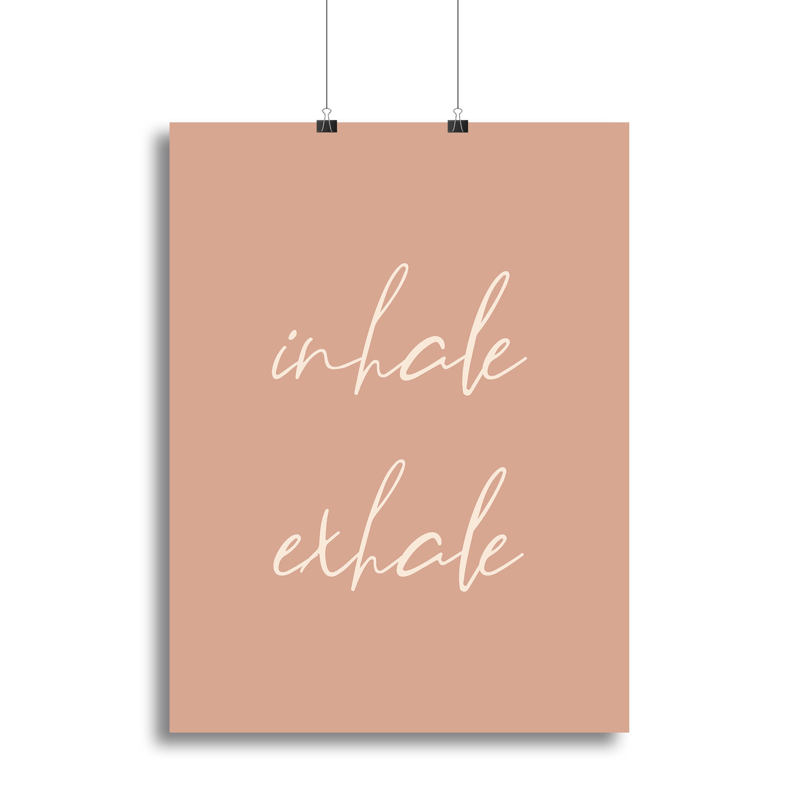 Inhale Exhale Canvas Print or Poster - Canvas Art Rocks - 2