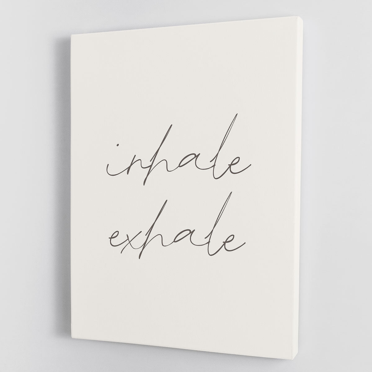 Inhale Exhale No4 Canvas Print or Poster - Canvas Art Rocks - 1