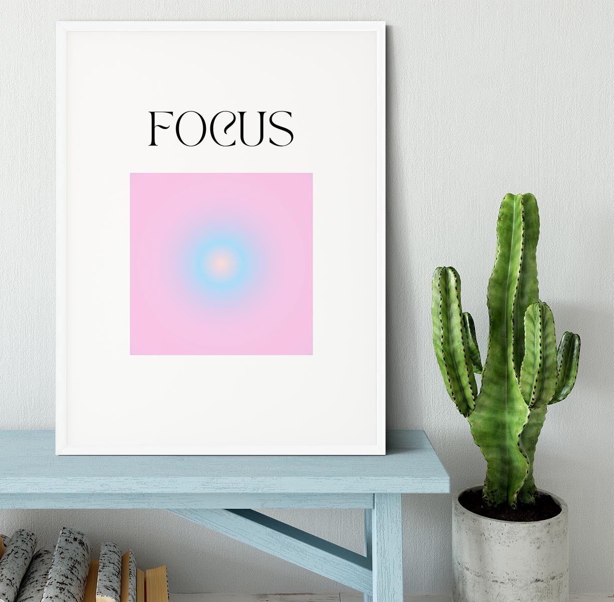 Inspire Aura Poster Framed Print - Canvas Art Rocks - 5