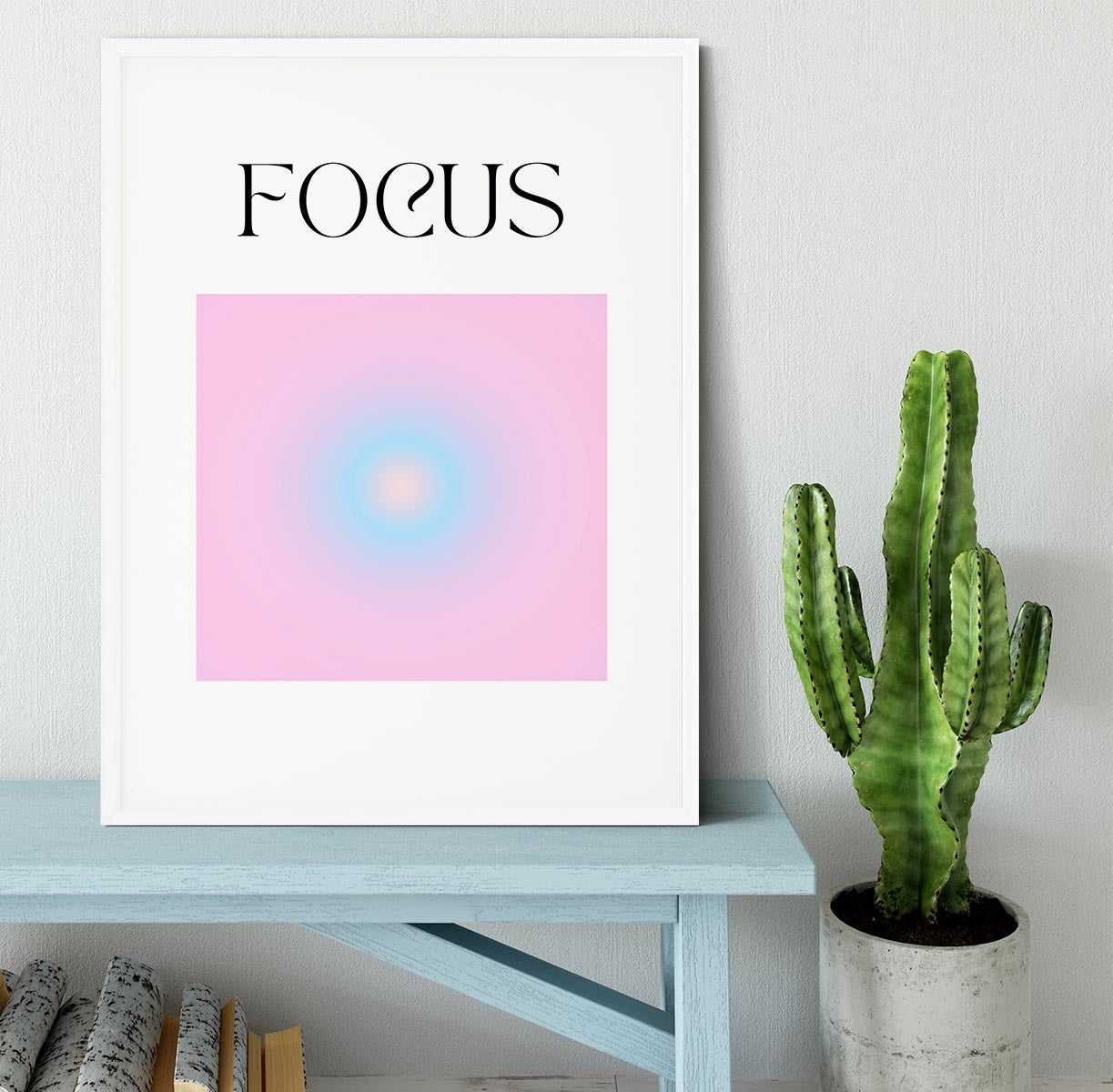 Inspire Aura Poster Framed Print - Canvas Art Rocks -6