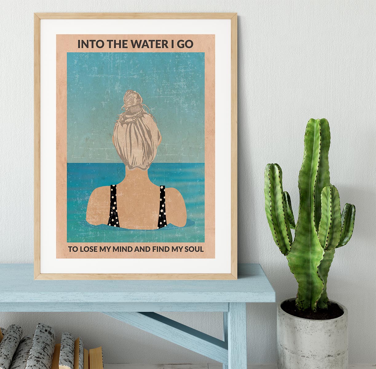Into the Water silver Framed Print - 1x - 3
