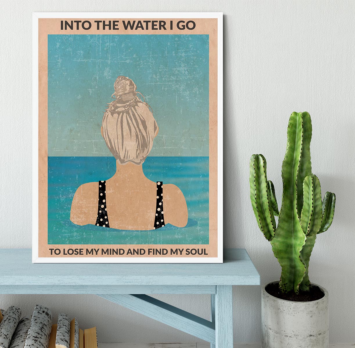 Into the Water silver Framed Print - 1x -6