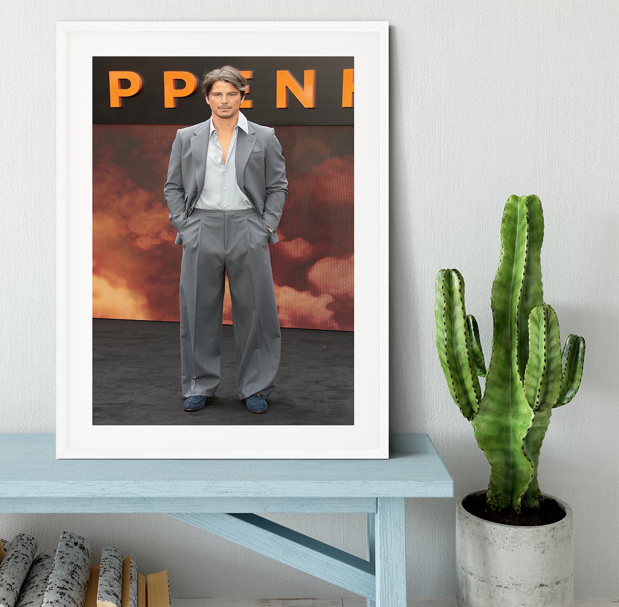 Josh Hartnett at the Oppenheimer premiere Framed Print - Canvas Art Rocks - 5