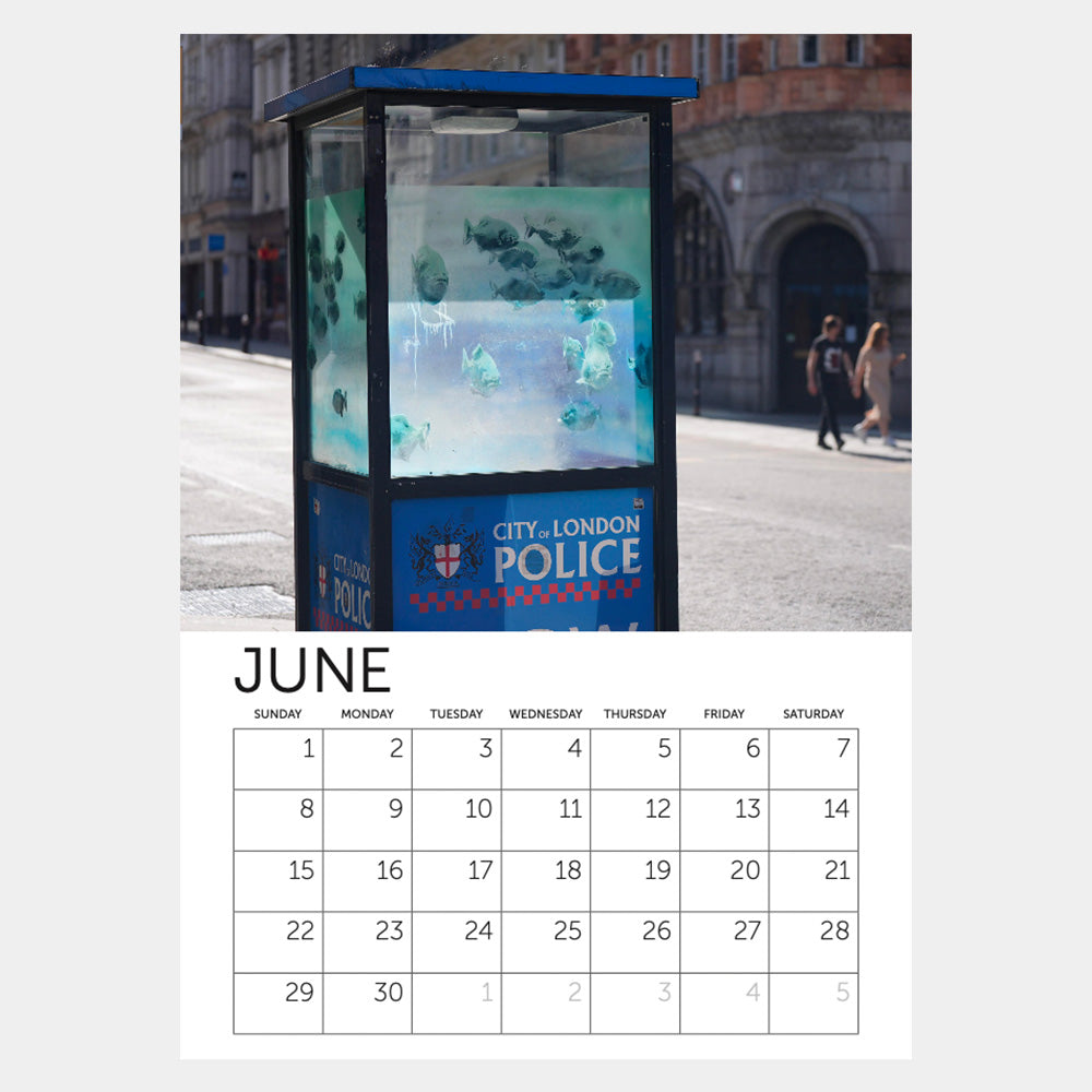 Banksy Large A3 2025 Wall Calendar