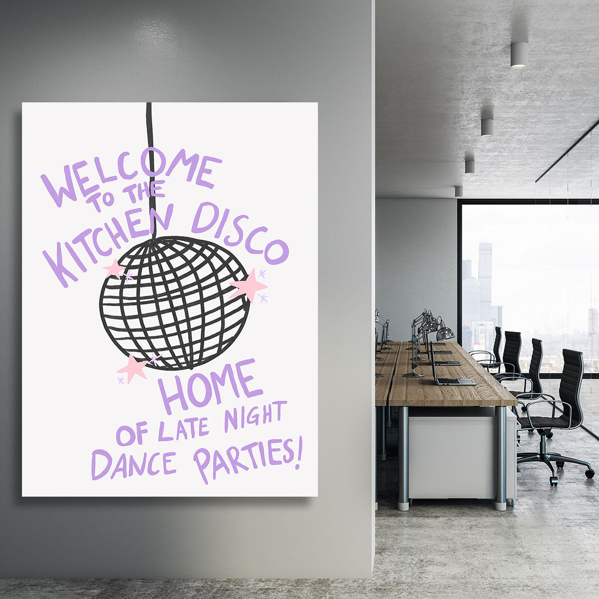 Kitchen Disco Canvas Print or Poster - Canvas Art Rocks - 3