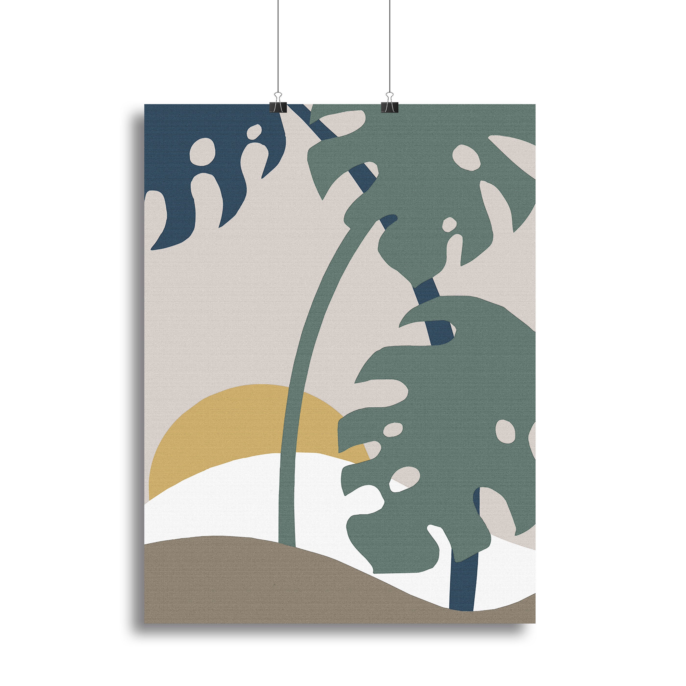 Leaves Palm Canvas Print or Poster - 1x - 2