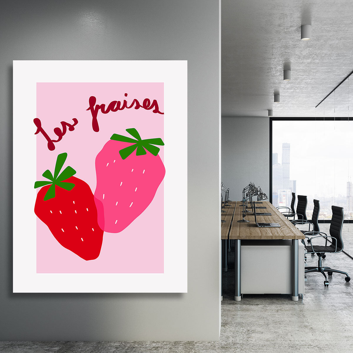 Les Fraises Canvas Print or Poster - Canvas Art Rocks - 3