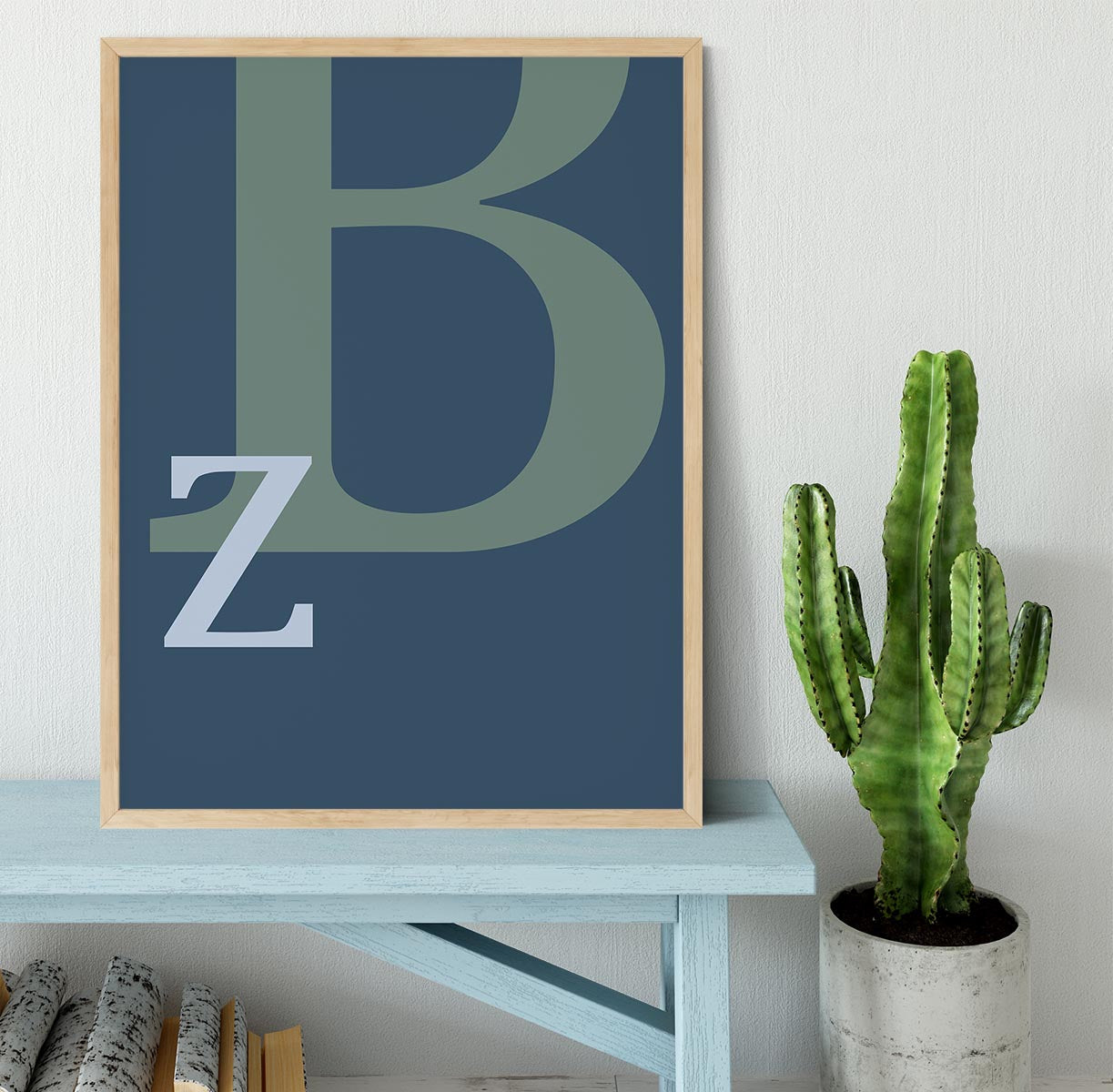 Letter B Framed Print - 1x - 4